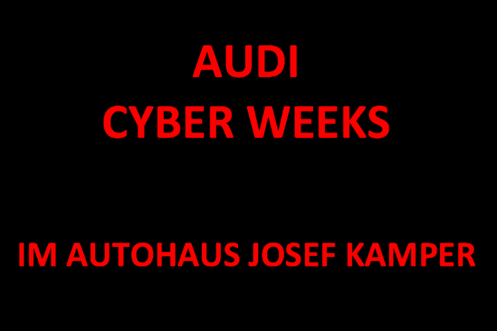 Audi Cyber Weeks