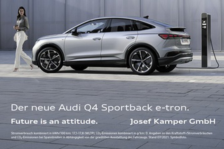 Der neue Audi Q4 Sportback e-tron