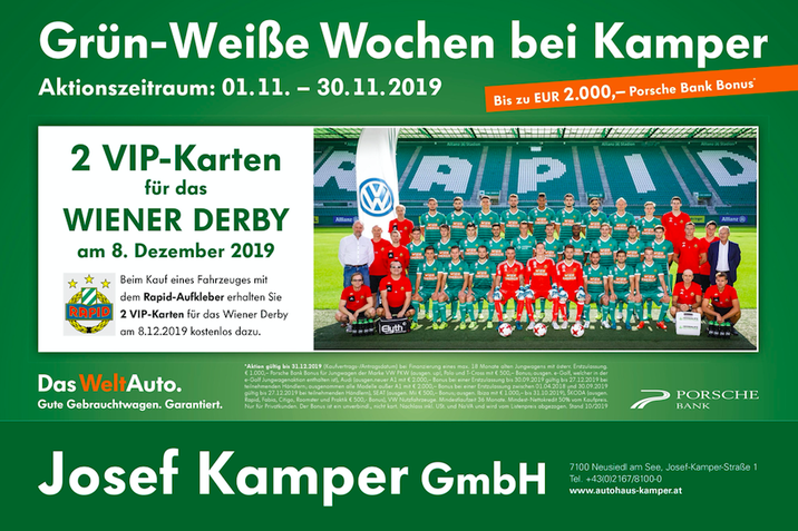 Grün-Weiße Wochen bei Kamper