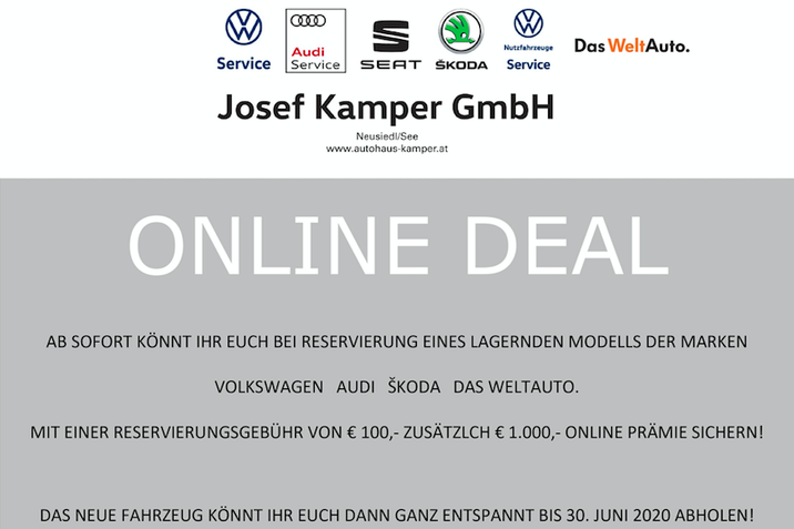 Kamper Online Deal