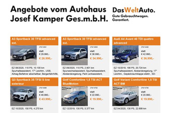 Angebote der Lockdown Woche