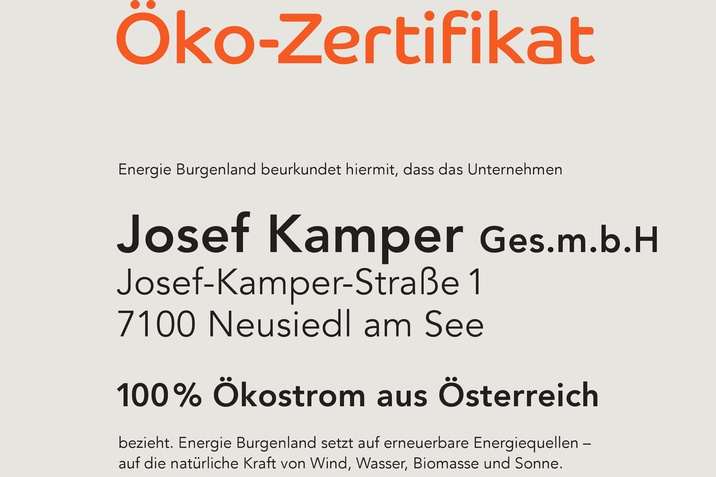 Öko-Zertifikat