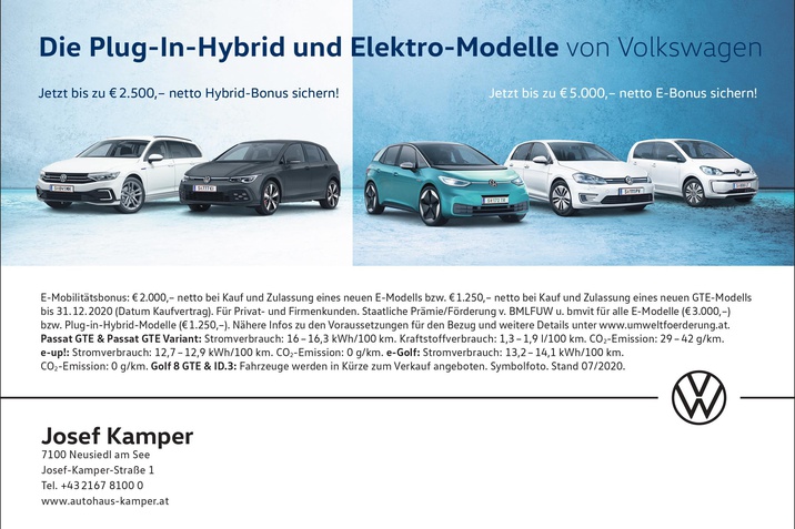 Volkswagen Modelle